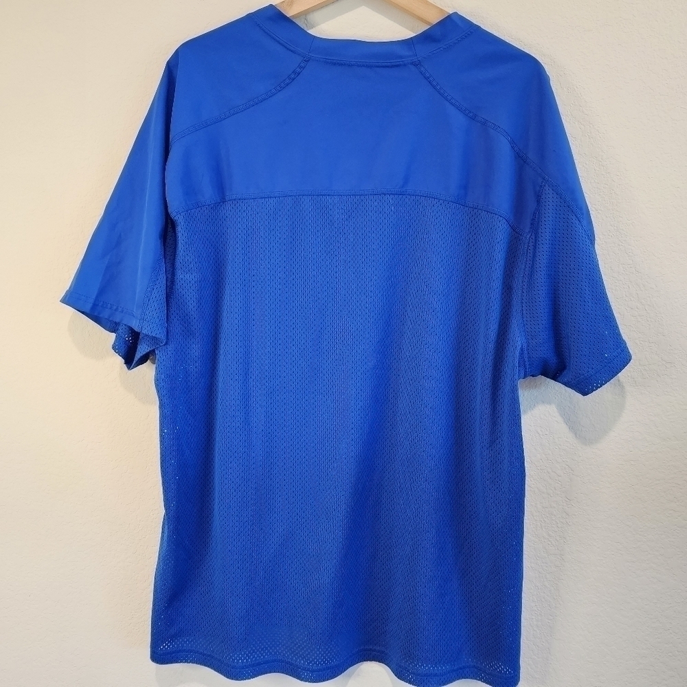 Nike Dri-Fit Mens Flag Football Mesh Practice Jersey Game Top Sz XL Royal Blue - Picture 2 of 4